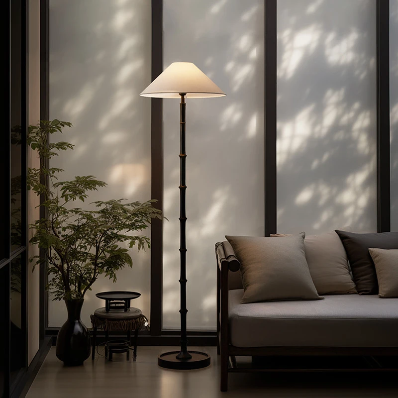Wabi-Sabi Style Retro Bamboo F - Floor Lamp Tripod avis et prix