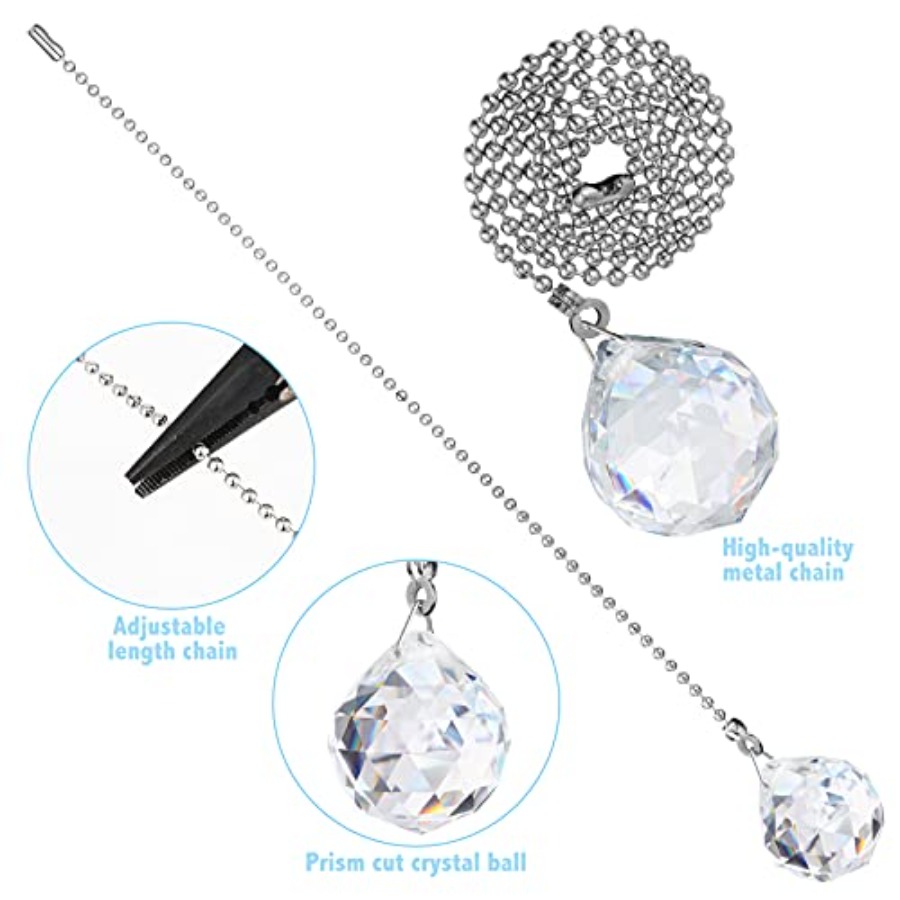4 Pcs Fan Pull Chain Extension - Decor Lighting Ceiling Fans avis et prix